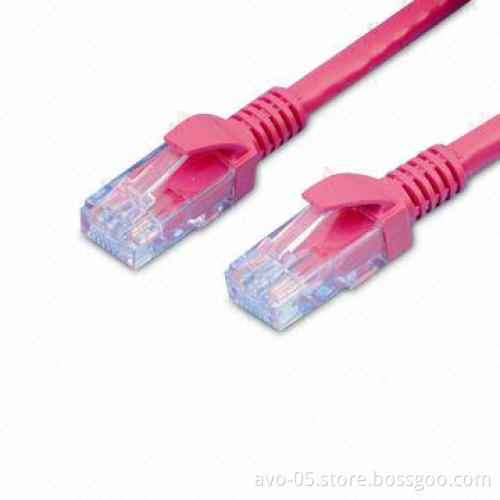 Cat5e UTP Patch Cables with RJ45 Male to RJ45 Male Connectors